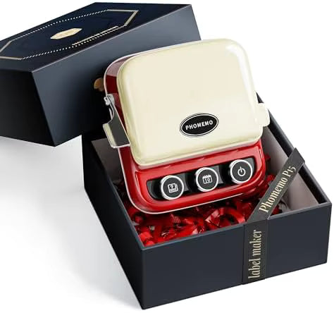 Phomemo P15 Ribbon Printer – Both Colors Bundle (Retro Green + Retro Red)